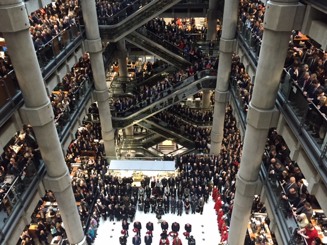 Remembrance Day at Lloyd's