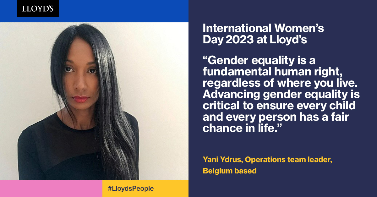 Headshot of Yani Ydrus, Operations team leader, based in Belgium. She states 