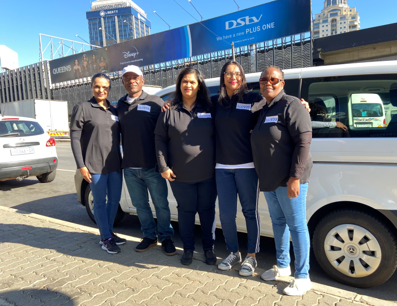 Lloyd's colleagues in South Africa